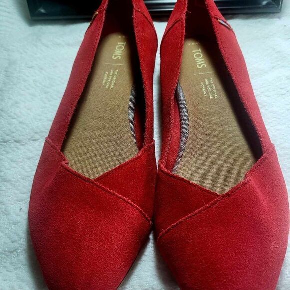 TOMS RED Size 8.5 new without tag - Picture 1 of 8